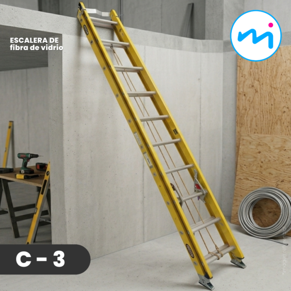 C-3 l Escalera de fibra de vidrio – A