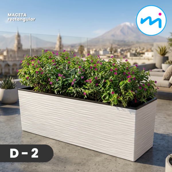 D-2 l Maceta rectangular-A
