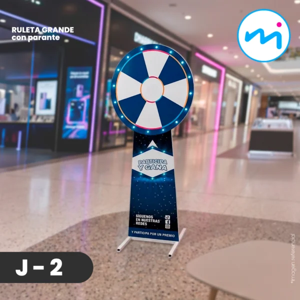 J-2 _ Ruleta grande con parante – A