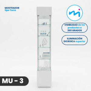 MU-3 l Mostrador tipo Torre-C