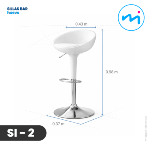 SI-2 l Sillas bar huevo-B