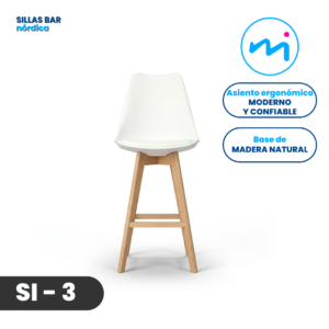 SI-3 l Sillas bar nórdica-C